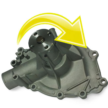 Hi flow water pump for the 260 and 289 Hi po engine