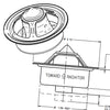 Robertshaw 330 series hi flow balanced sleeve thermostat