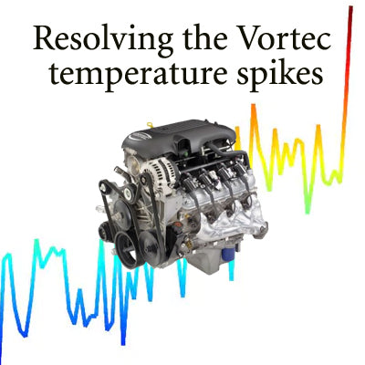 Resolving the Vortec Temperature Spike