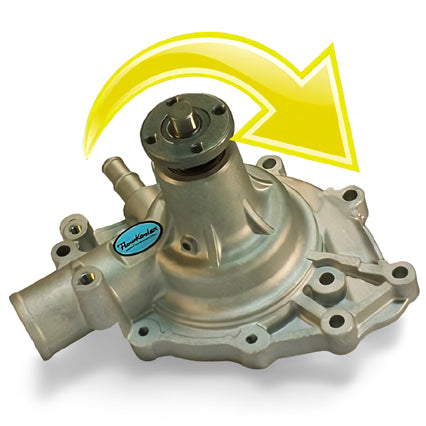 Small Block Ford hi flow water pump to end overheating – FlowKooler Hi ...