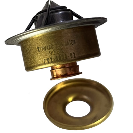 Robertshaw 333 Series hi flow balanced sleeve thermostat with bypass plate